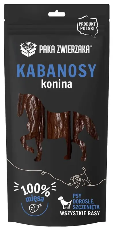 Paka Zwierzaka Kabanosy konina dla psa op. 3szt. Zniżka