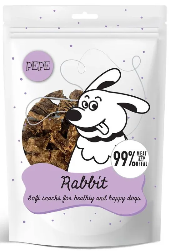 Paka Zwierzaka Przysmak PEPE Mini Chunkies Rabbit dla psa op. 70g Niska cena