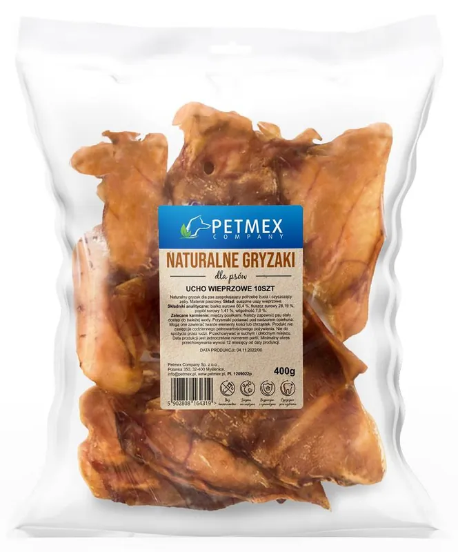 Petmex Przysmak Ucho wieprzowe op. 10szt. Najlepsza cena