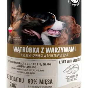 Do wyczerpania zapasów Pet Republic Adult Wątróbka z warzywami Mokra Karma dla psa op. 1250g