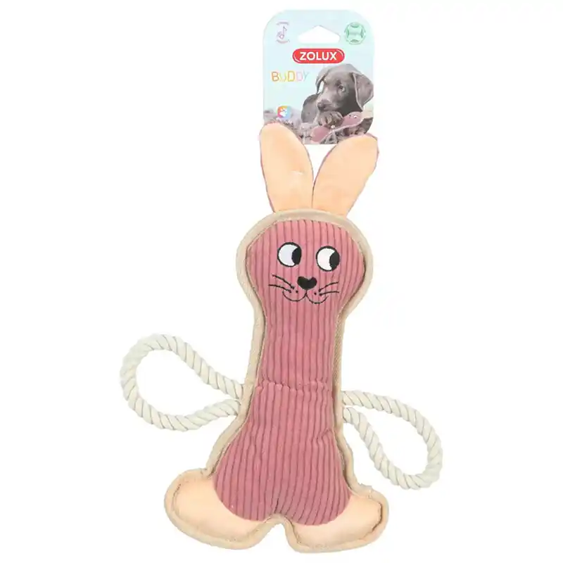 Zolux Zabawka dla psa wytrzymała Królik Buddy różowy 33 cm Kup teraz
