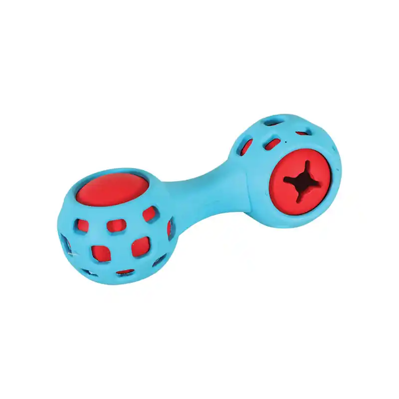 Darmowy zwrot Zolux Zabawka dla psa gryzak na przysmaki hantel 13 cm