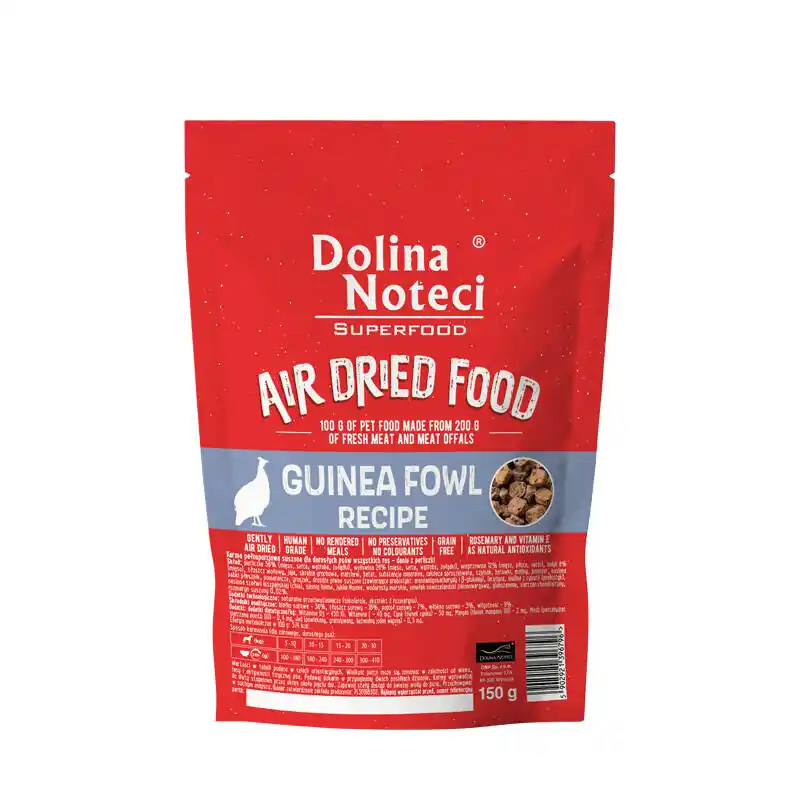 Dolina Noteci Superfood danie z perliczki karma suszona dla psa 150 g Darmowy zwrot