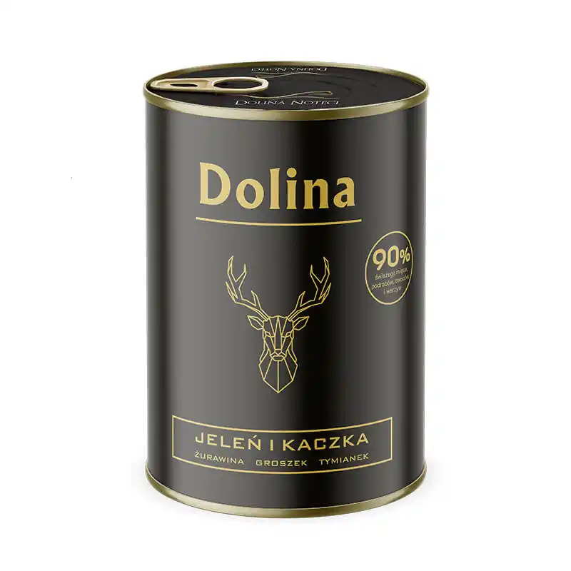 Szybka wysyłka Mokra karma dla psa Dolina jeleń i kaczka 400 g