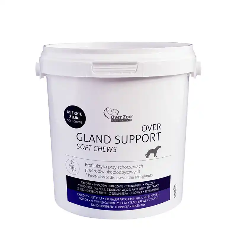 Over Zoo Over Gland Support Soft Chews Żujki dla psów 150 g Ekspresowa dostawa