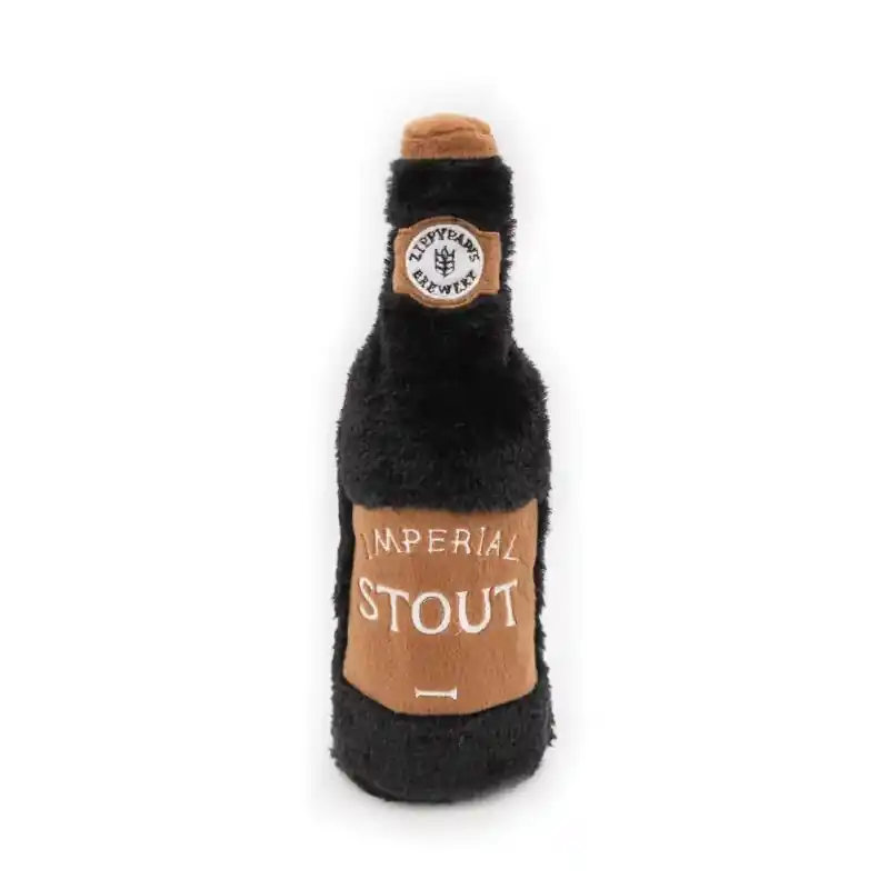 Zippy Paws Zabawka dla psa Trzaskająca pluszowa butelka Stout Cena promocyjna