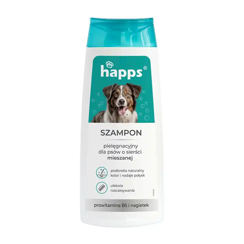 Kup online Happs Szampon pielęgnacyjny dla psów o sierści mieszanej 200 ml