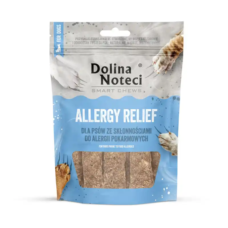 Dolina Noteci Smart Chews Allergy Relief Przysmaki funkcjonalne dla psa ze skłonnościami do alergii 7 szt. Niska cena