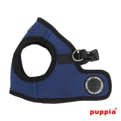 Ultrami臋kkie kultowe szelki-kamizelka Puppia Soft Vest granatowe Sprawdź teraz