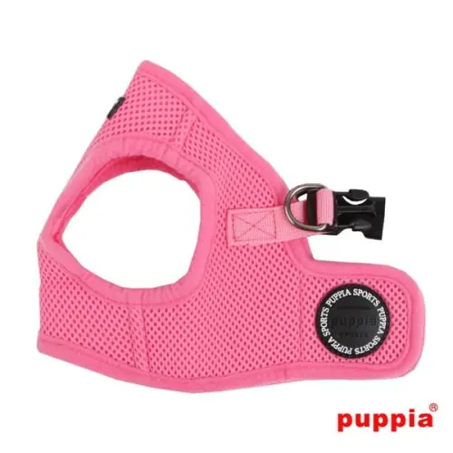 Ultrami臋kkie kultowe szelki-kamizelka Puppia Soft Vest pink Dostępne od ręki