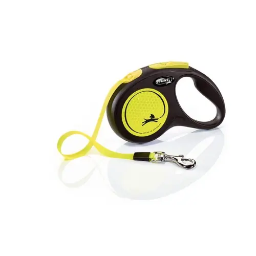 Ograniczona ilość Smycz automatyczna dla psa Flexi New Neon Yellow