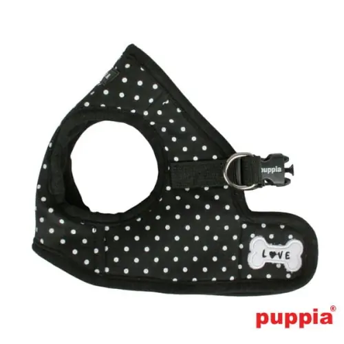 Taniej Szelki-kamizelka dla psa PUPPIA Dotty Harness Black