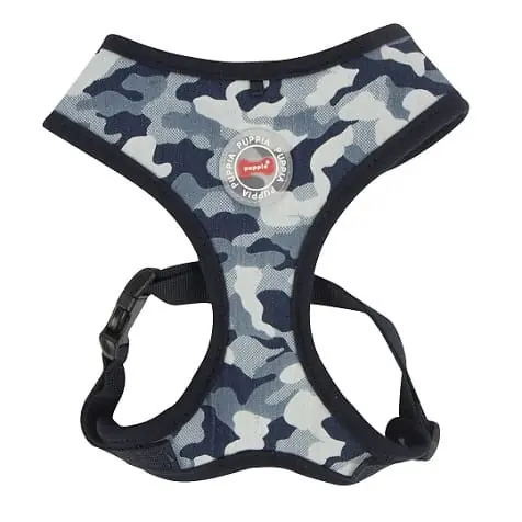 Łatwy zwrot Szelki dla psa Bobby Navy Camo Puppia