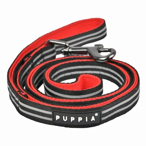 Okazja Odblaskowa smycz Puppia Two Tone Reflective red
