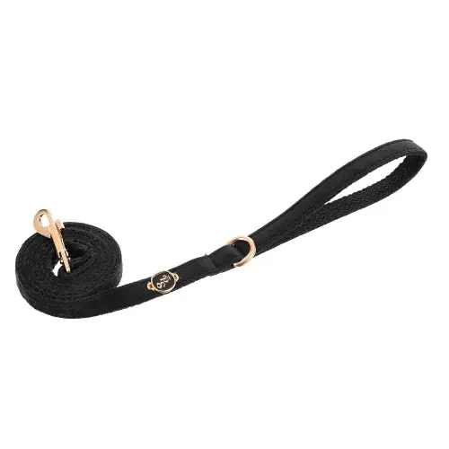 Darmowy zwrot Elegancka smycz dla psa kota Petstories velvet czarna