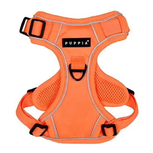 Nie przegap Szelki bezuciskowe guard dla psa Puppia Neon Typ H Orange