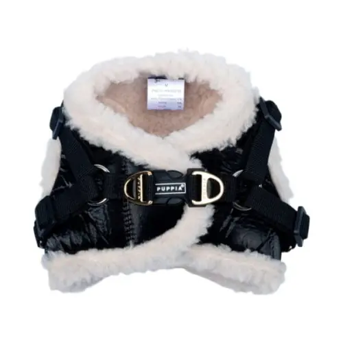 Ocieplane szelki kamizelka dla psa Puppia Typ NB WINTERSTRIDE VEST BLACK Premium