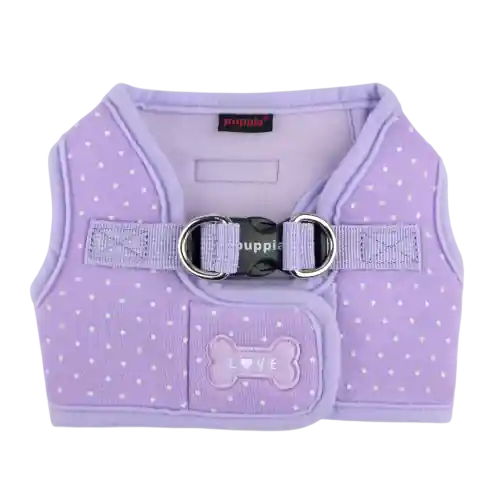 Szelki-kamizelka dla psa Puppia Dotty Harness Violet Bestseller