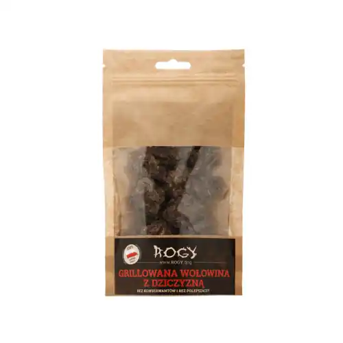 Rogy grillowana wo艂owina z dzikiem 80g Wysoka jakość