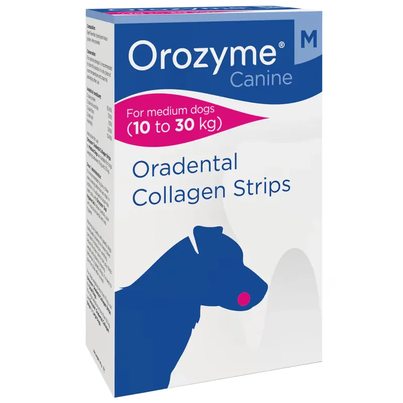 Nie przegap OROZYME Oradental Collagen Stripes M Kolagenowe gryzaki