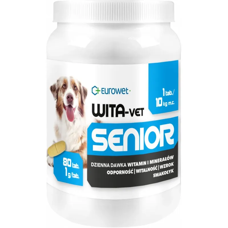 Eurowet Wita - Vet Senior 80 Tabletek Tylko dziś
