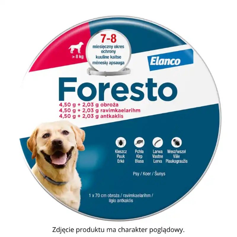Kup teraz ELANCO Foresto Obroża dla Psa powyżej 8 kg