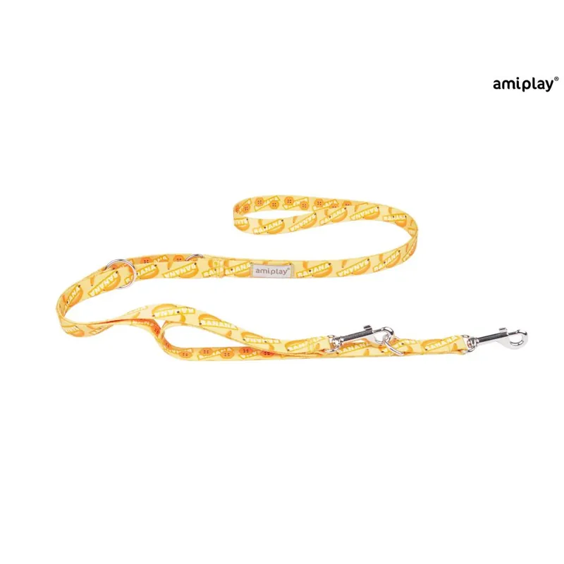 Amiplay Smycz 7in1 BeHappy Rozmiar M Banana Tani