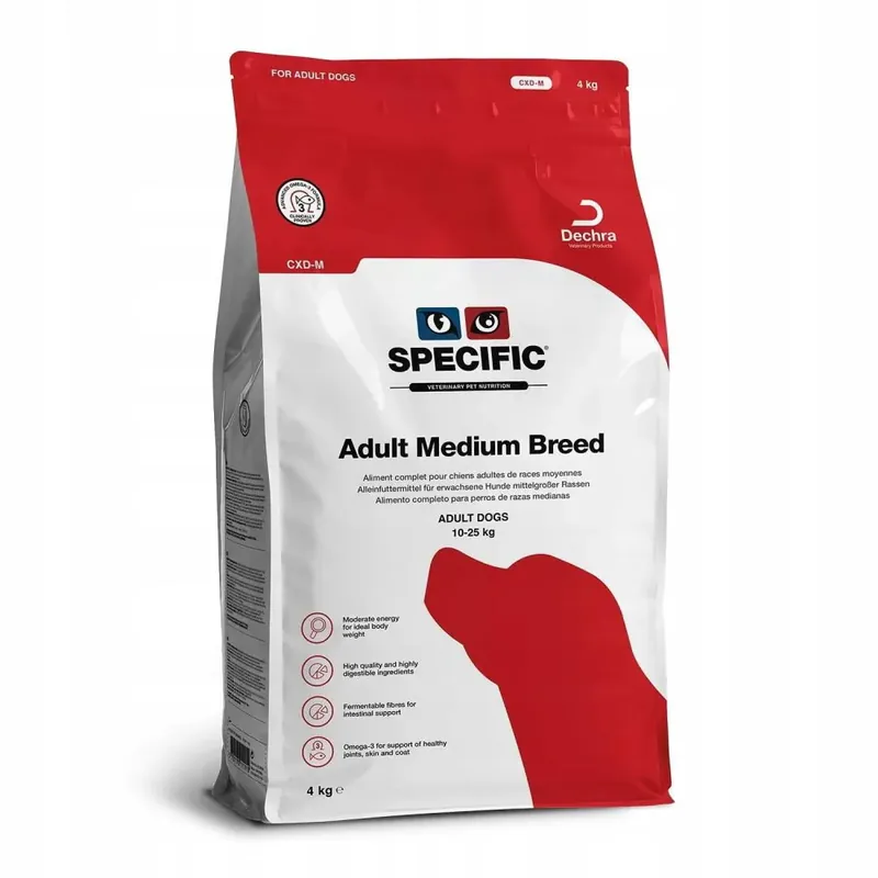Dostępne od ręki SPECIFIC cxd-m adult medium breed 4 kg