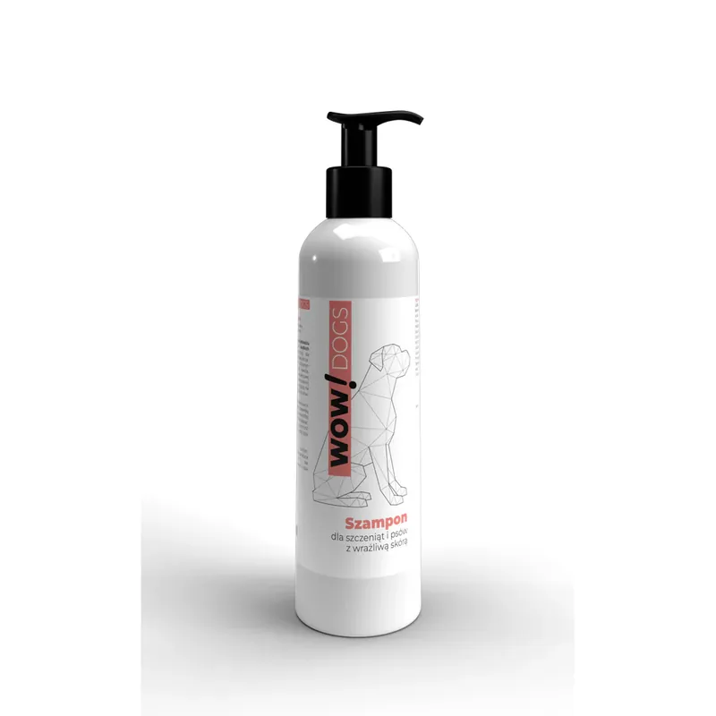 Bestseller Over Zoo WOW! Dogs Szampon Dla Szczeniąt i Psów z Wrażliwa Skórą 250 ml
