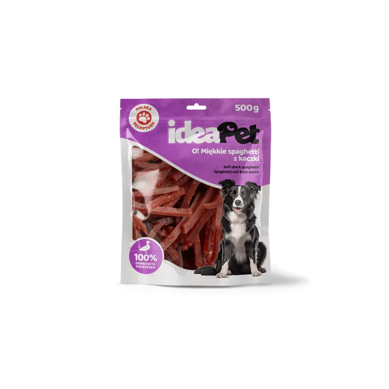 ideaPet Miękkie spaghetti z kaczki 500g Niska cena