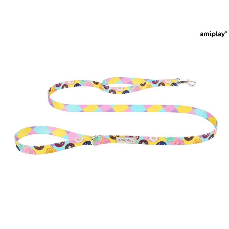 Amiplay Smycz BeHappy Rozmiar S Donut Okazja