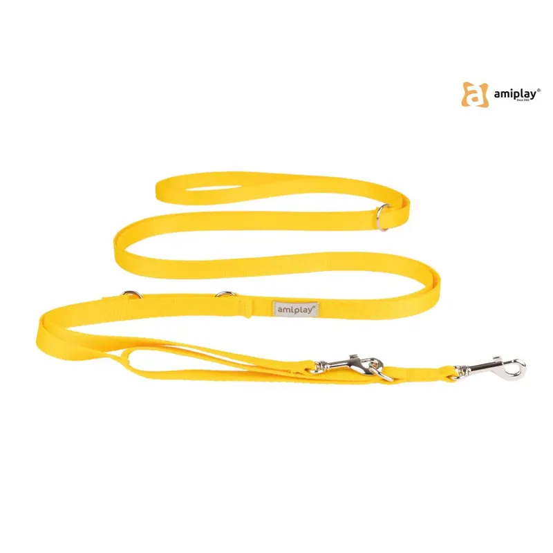 Oferta Amiplay Smycz Regulowana Samba 8w1 Rozmiar XL Żółta