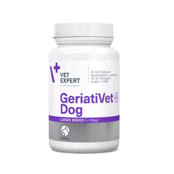 Geriativet Dog Large Breed Preparat Wspomagający Dla Starszych Psów Dużych Ras 45 tabletek Zamów dziś