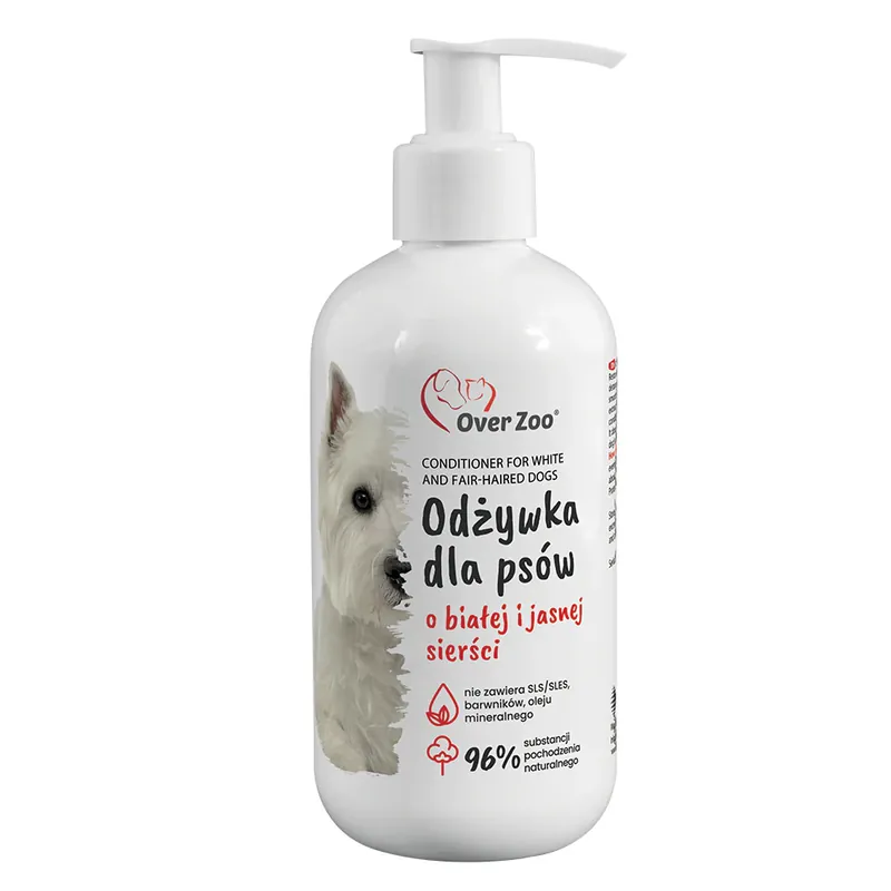 Over Zoo Odżywka Do Białej Sierści 240 ml Taniej