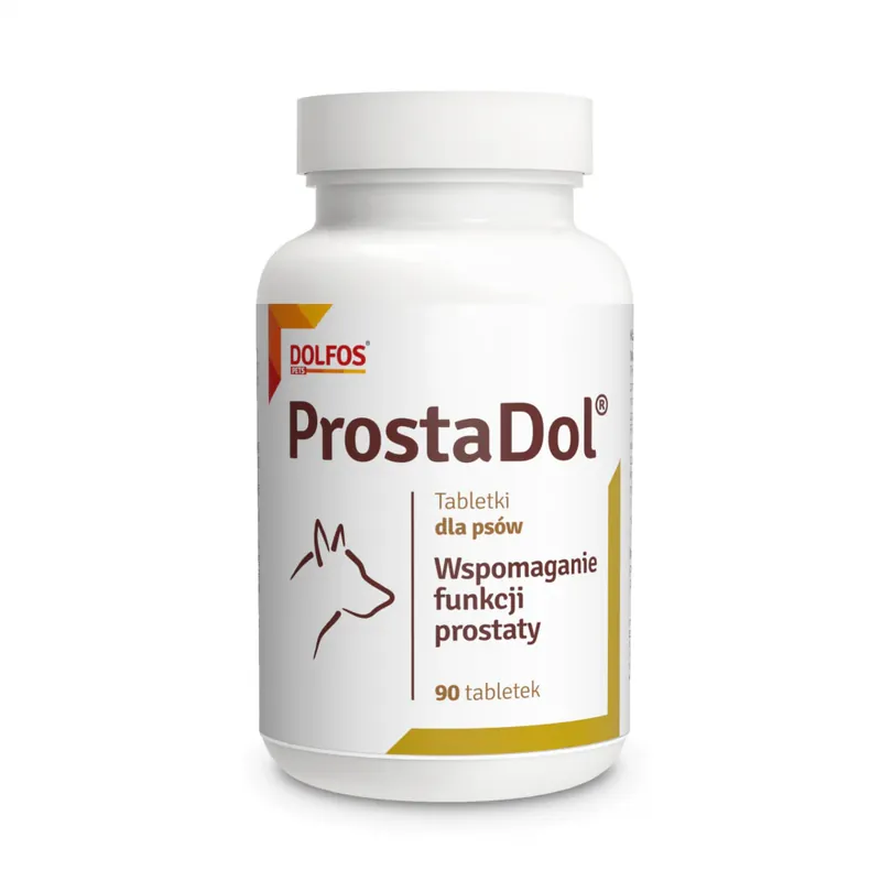 Nowość Dolfos ProstaDol Tabletki Dla Psów Wspomagające Funkcje Prostaty 90 Tabletek