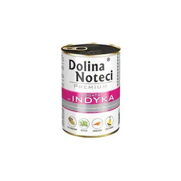 DOLINA NOTECI PREMIUM BOGATA W INDYKA puszka dla psa Oferta limitowana