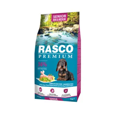 Bezpieczne zakupy RASCO PREMIUM SENIOR MINI / MEDIUM KARMA DLA STARSZEGO PSA