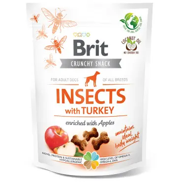 BRIT CARE CRUNCHY CRACKER INSECT / TURKEY PRZYSMAK DLA PSA Oferta czasowa