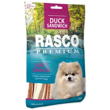 Darmowy zwrot RASCO PREMIUM SOFT SNACK DUCK SANDWICH przysmaki dla psa