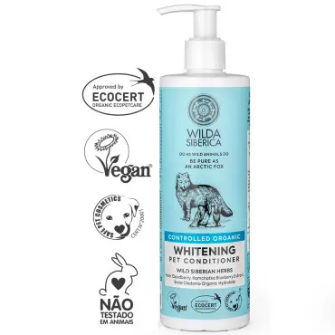 Oferta limitowana WILDA SIBERICA WHITENING ODŻYWKA DO SIERŚCI DLA PSA I KOTA WYBIELAJĄCA
