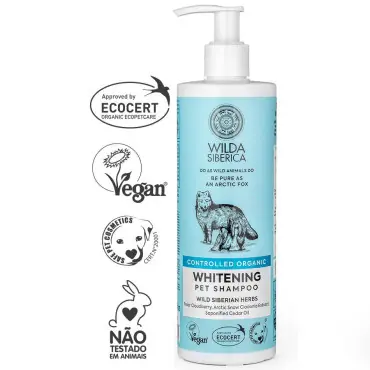 WILDA SIBERICA WHITENING SZAMPON DLA PSA I KOTA WYBIELAJĄCY Popularny