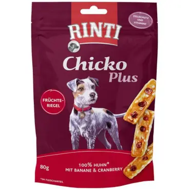 RINTI CHICKO PLUS PRZYSMAK DLA PSA - BATONY OWOCOWE Z KURCZAKIEM Nowość