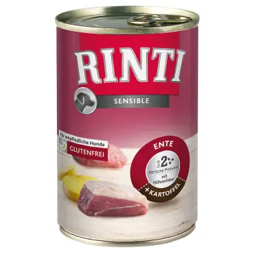 RINTI SENSIBLE KARMA DLA PSA - kaczka z kurczakiem i ziemniakami Cena promocyjna