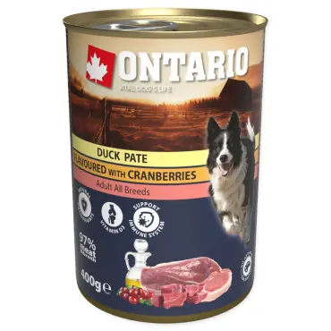 ONTARIO PATE KARMA DLA PSA kaczka z żurawiną Popularny