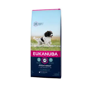 Bestseller EUKANUBA ACTIVE ADULT MEDIUM BREED KARMA DLA PSA