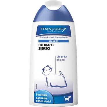 Wyjątkowa oferta FRANCODEX SZAMPON DLA PSÓW - DO BIAŁEJ SIERŚCI