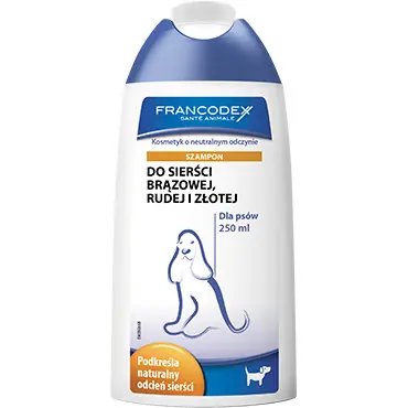 Łatwy zwrot FRANCODEX SZAMPON DLA PSÓW - DO BRĄZOWEJ SIERŚCI