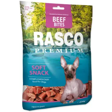 RASCO PREMIUM SOFT SNACK SOFT BEEF BITES przysmaki dla psa Szybka dostawa