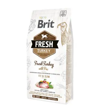 BRIT FRESH ADULT FIT / SLIM INDYK I ZIELONY GROSZEK KARMA DLA PSA Nie przegap