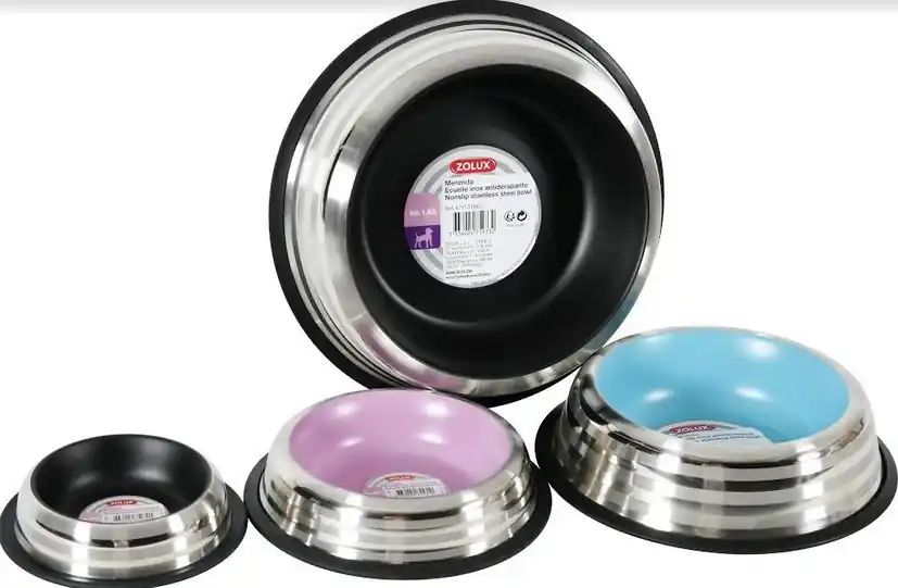 Wybór klientów Zolux Merenda Miska antypoślizgowa Inox 1,85L